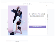 Tablet Screenshot of materia.com.ar
